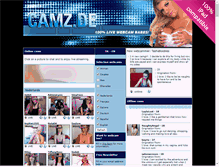 Tablet Screenshot of camz.de